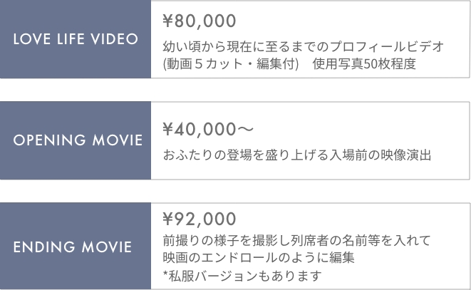 ライヴ　映像演出料金